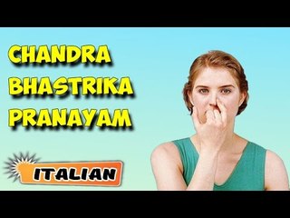 Chandra Bhastrika Pranayama | Yoga per principianti | Technique of Breathing | About Yoga in Italian