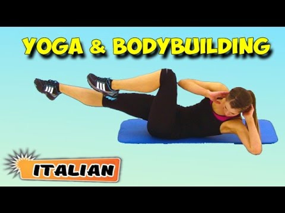 Yoga per Body Building Yoga for BodyBuilding Beginning of Asana Posture in Italian video