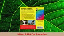 Download  Nikon D600 For Dummies PDF Online