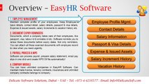 EasyHR - HR Management and Payroll Software in Dubai, UAE