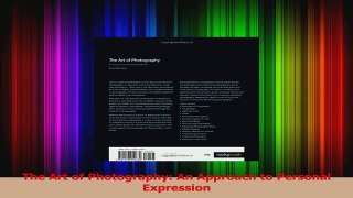 PDF Download  The Art of Photography An Approach to Personal Expression PDF Full Ebook