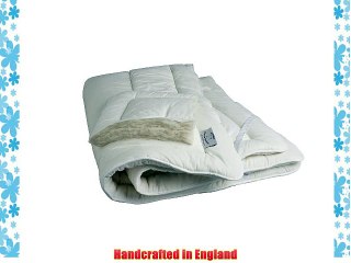 Devon Duvets UK - British Handcrafted Natural Woollen (Wool) Mattress Topper - King (150 x