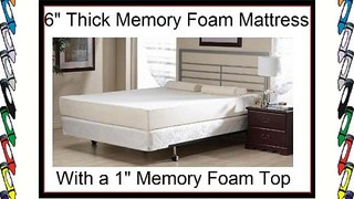 Viceroybedding 4ft Small Double 6 Thick Memory Foam Mattress