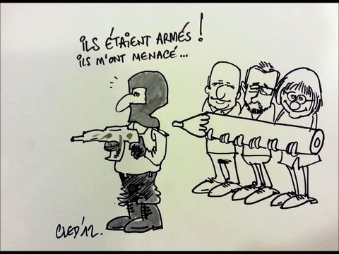 En janvier 2015, le dessinateur Cled'12 rendait hommage aux victimes de Charlie Hebdo