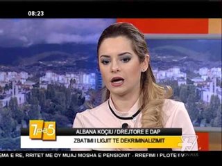 7pa5 - Zbatimi i ligjit te dekriminalizimit - 6 Janar 2016 - Show - Vizion Plus
