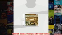 Finnish Sauna Design and Construction