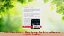 PDF Download  Web Cartography Map Design for Interactive and Mobile Devices Read Online