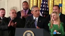 Obama sheds tears as he calls for new gun measures
