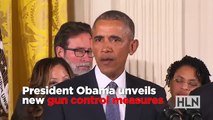 President Obama brought to tears while discussing new gun control laws