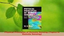 Read  Physical Principles of Remote Sensing Topics in Remote Sensing EBooks Online