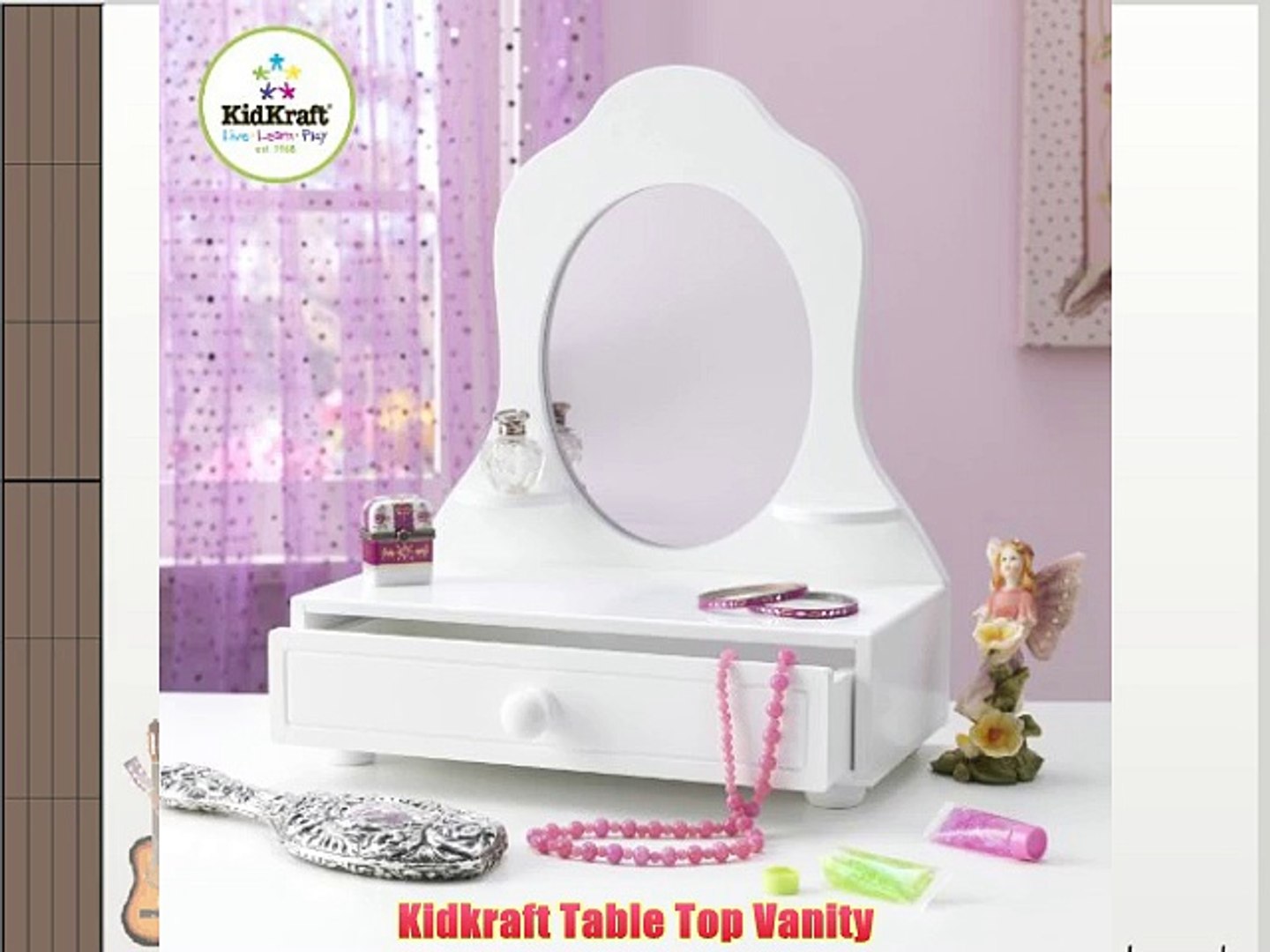 kidkraft makeup vanity table