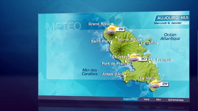 METEO MATIN MARTINIQUE 060116