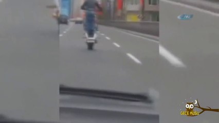 Boğaziçi Köprüsü tek teker - "Gece Kuşu" - "Motovlog"