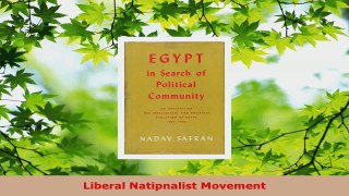 Download  Egypt in Search of Political Community An Analysis of the Intellectual and Political PDF Online