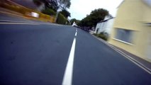 Ridiculously fast motorcycle riding viewed from onboard cam on Isle of Man TT Race!