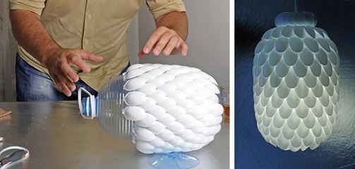 Napravite fantasticnu lampu od plasticnih kasicica na kojoj ce vam svi zavidjeti