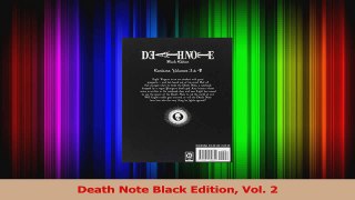 PDF Download  Death Note Black Edition Vol 2 Download Full Ebook