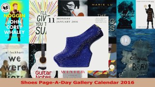 PDF Download  Shoes PageADay Gallery Calendar 2016 Read Full Ebook