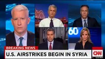 US AirStrikes Syria ISIS US CONDUCTS FIRST BOMBING MISSIONS IN SYRIA