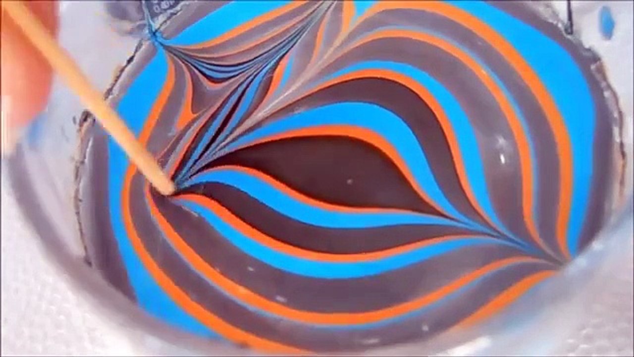 3 More Easy Water Marble Nail Art Step by Step Tutorial