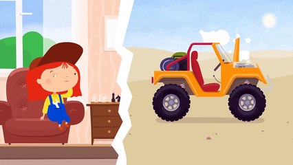 Doc McWheelie - SAVE a Desert JEEP! ATV Car Cartoons for Children
