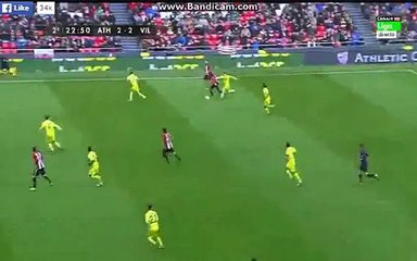 Aritz Aduriz Fantastic GOAL Athletic Club 2-2 Villareal Primera Division