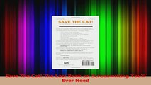 PDF Download  Save The Cat The Last Book on Screenwriting Youll Ever Need PDF Online