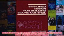 Simplified Design for Building Sound Control ParkerAmbrose Series of Simplified Design