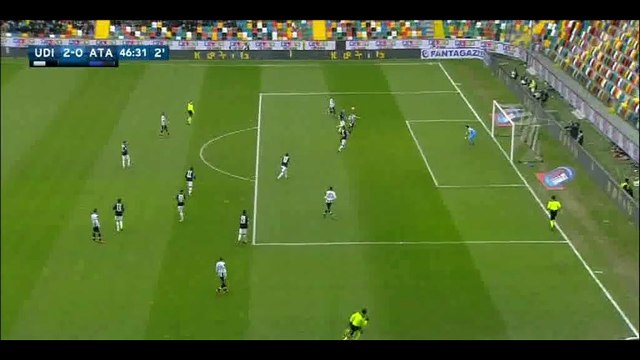 Stipe Perica Goal - Udinese 2 - 0 Atalanta - 06/01/2016