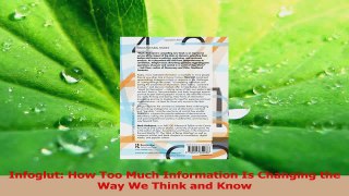 PDF Download  Infoglut How Too Much Information Is Changing the Way We Think and Know PDF Full Ebook