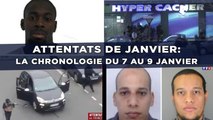 Attentats de janvier: La chronologie du 7 au 9 janvier