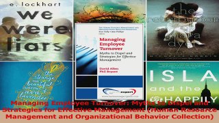 PDF Download  Managing Employee Turnover Myths to Dispel and Strategies for Effective Management Human PDF Full Ebook