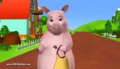 This Little Piggy Went to Market - 3D Animation English Nursery rhymes for children