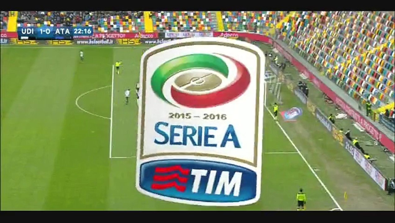 All Goals - Udinese 2-1 Atalanta - 06-01-2016
