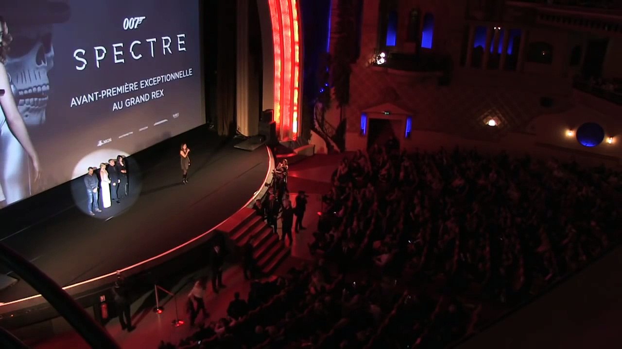 SPECTRE Paris Premiere Presentation - Daniel Craig, Lea Seydoux, Monica Bellucci, Christop