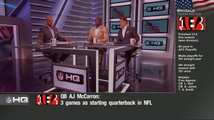 What can we expect from AJ McCarron?