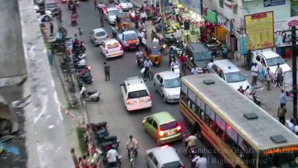 Real Ghost Caught On camera Near Traffic Busy Road