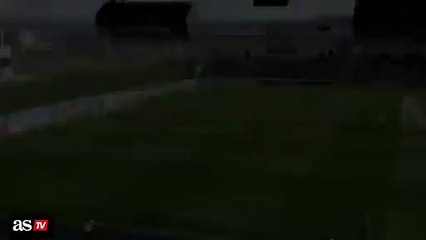 Cristiano Ronaldo Incredible goal at Zinedine Zidane first open training 05.01.2016