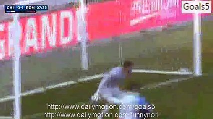 Sadiq Umar Goal Chievo 0 - 1 AS Roma Serie A 6-1-2016
