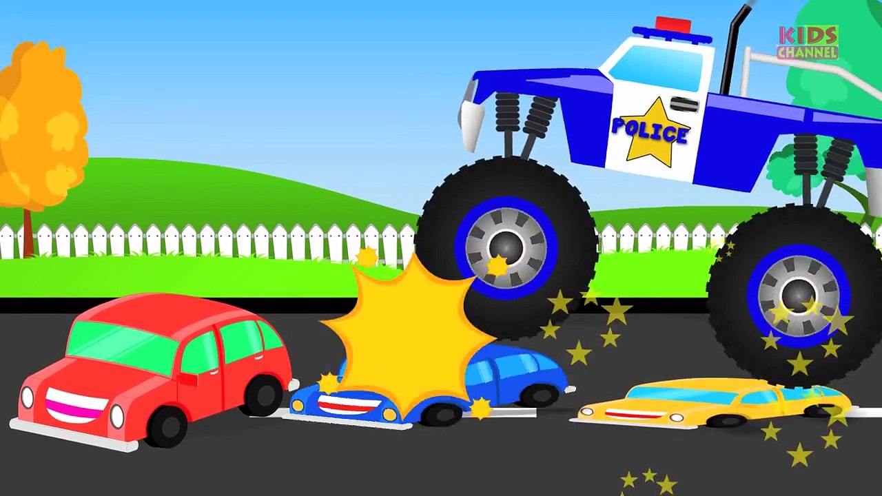 Monster Truck Stunt | Monster Truck Videos For Kids | Monster Trucks For Children