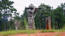 US Soldiers Shooting the Powerful AT 4 Rocket Launcher During Live Fire Training