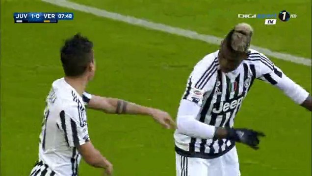 Paulo Dybala Goal - Juventus 1-0 Verona - 06-01-2016