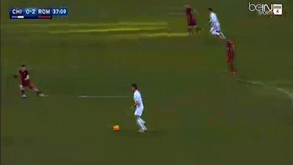 Goal Alessandro Florenzi - Chievo Verona 0-2 Roma (06.01.2016) Serie A