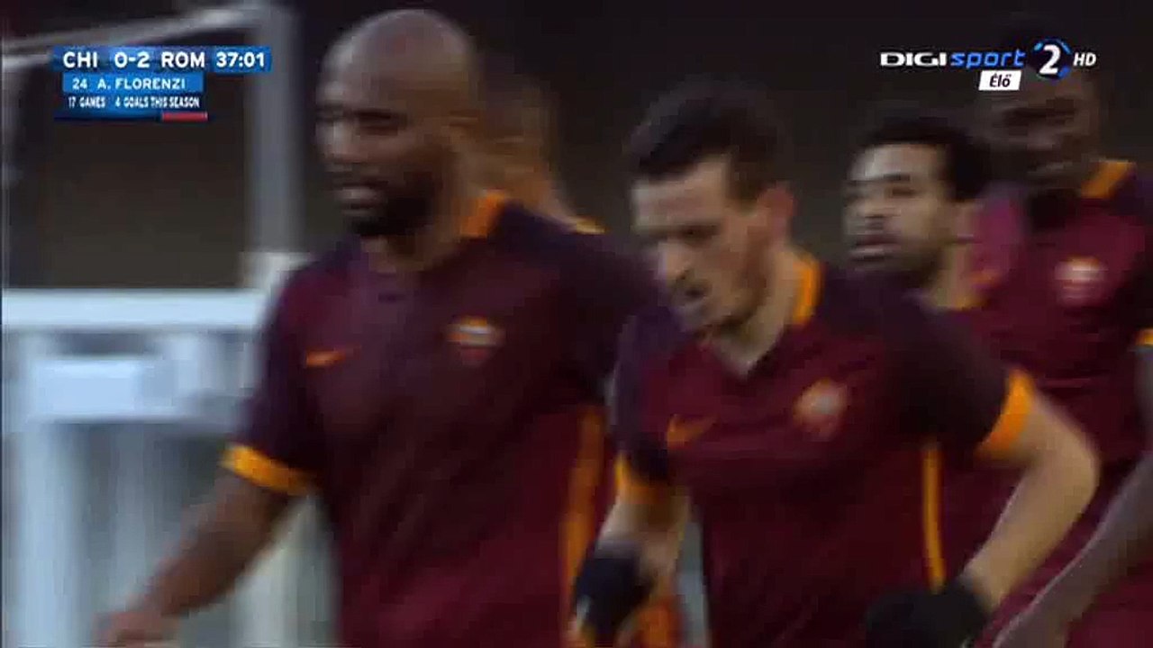 Alessandro Florenzi Goal HD - Chievo 0-2 Roma - 06-01-2016 - vidéo Dailymotion