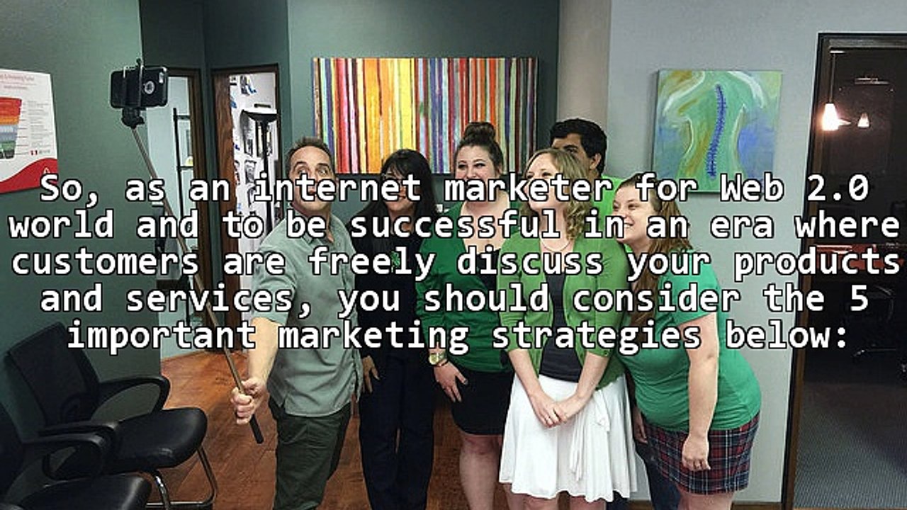 Six Marketing Strategies In Web 2.0 World