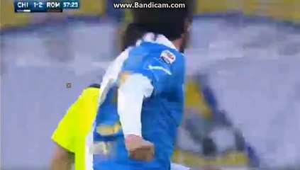 Dario Dainelli Goal 2:2 | Chievo vs AS Roma 06.01.2016 HD