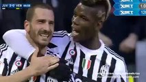 2-0 Leonardo Bonucci Super Goal - Juventus v. Hellas Verona 06.01.2016 HD