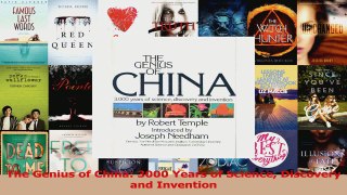PDF Download  The Genius of China 3000 Years of Science Discovery and Invention Read Full Ebook