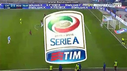 lago Falque Goal Chievo 2-3 As Roma Serie A