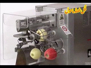 Amazing apple peeling Machine